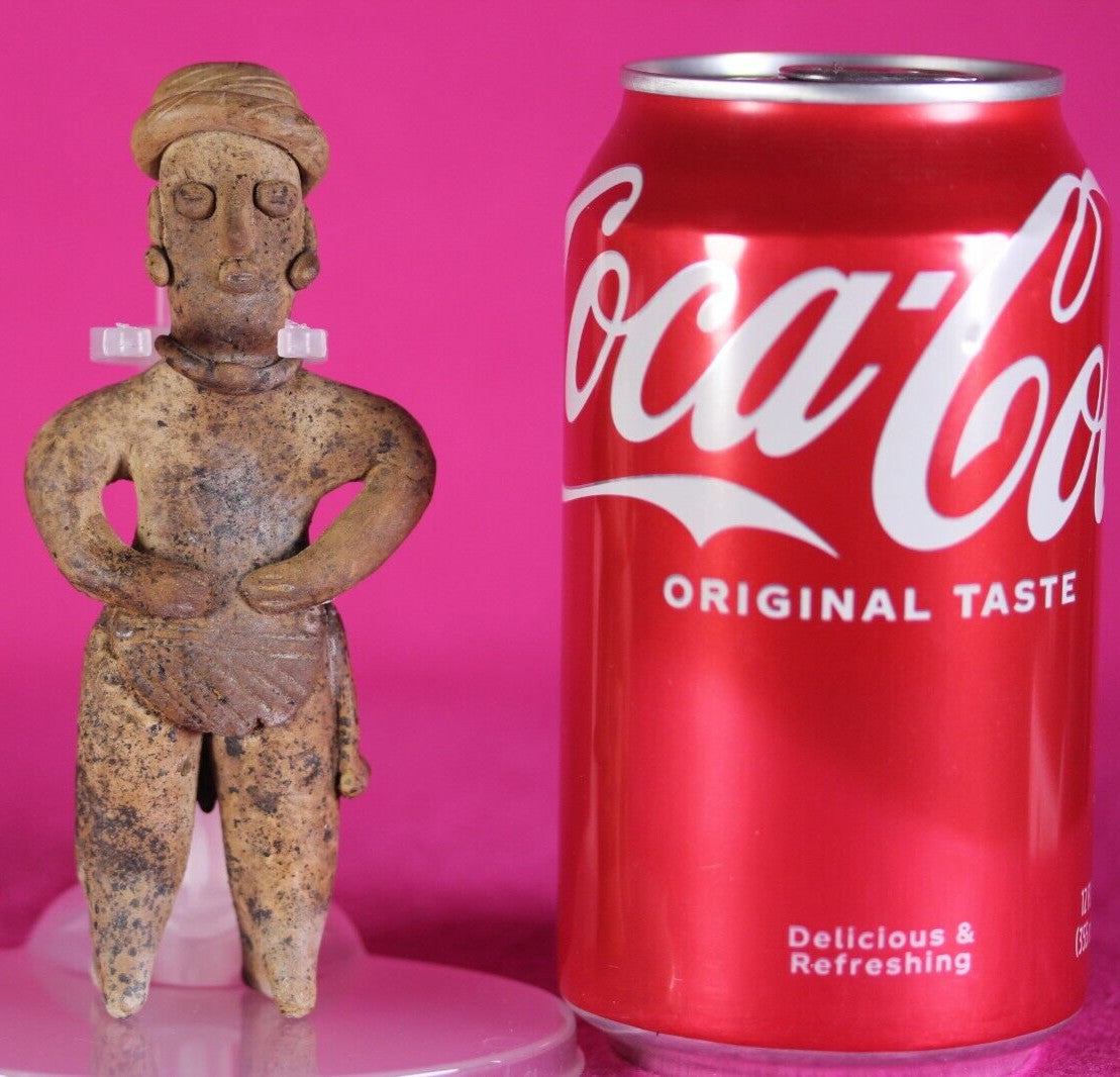 Pre Columbian Artifact Colima Figure Mexico 300BC-300AD Certified COA J75
