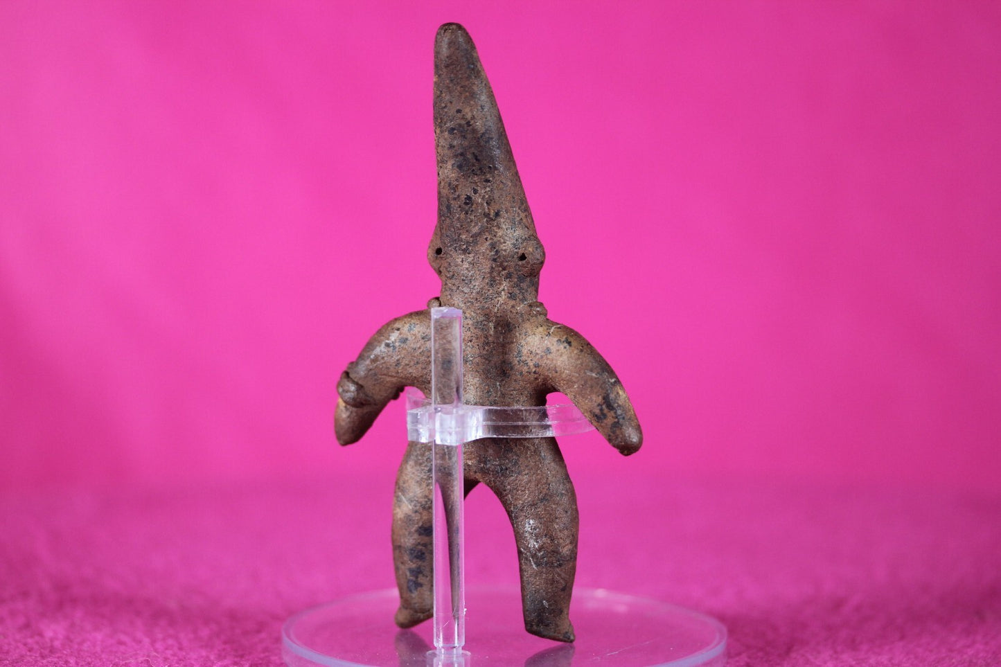 Pre Columbian Authentic Artifact Girl Figure Colima Mexico 100 BC-250 AD COA 138