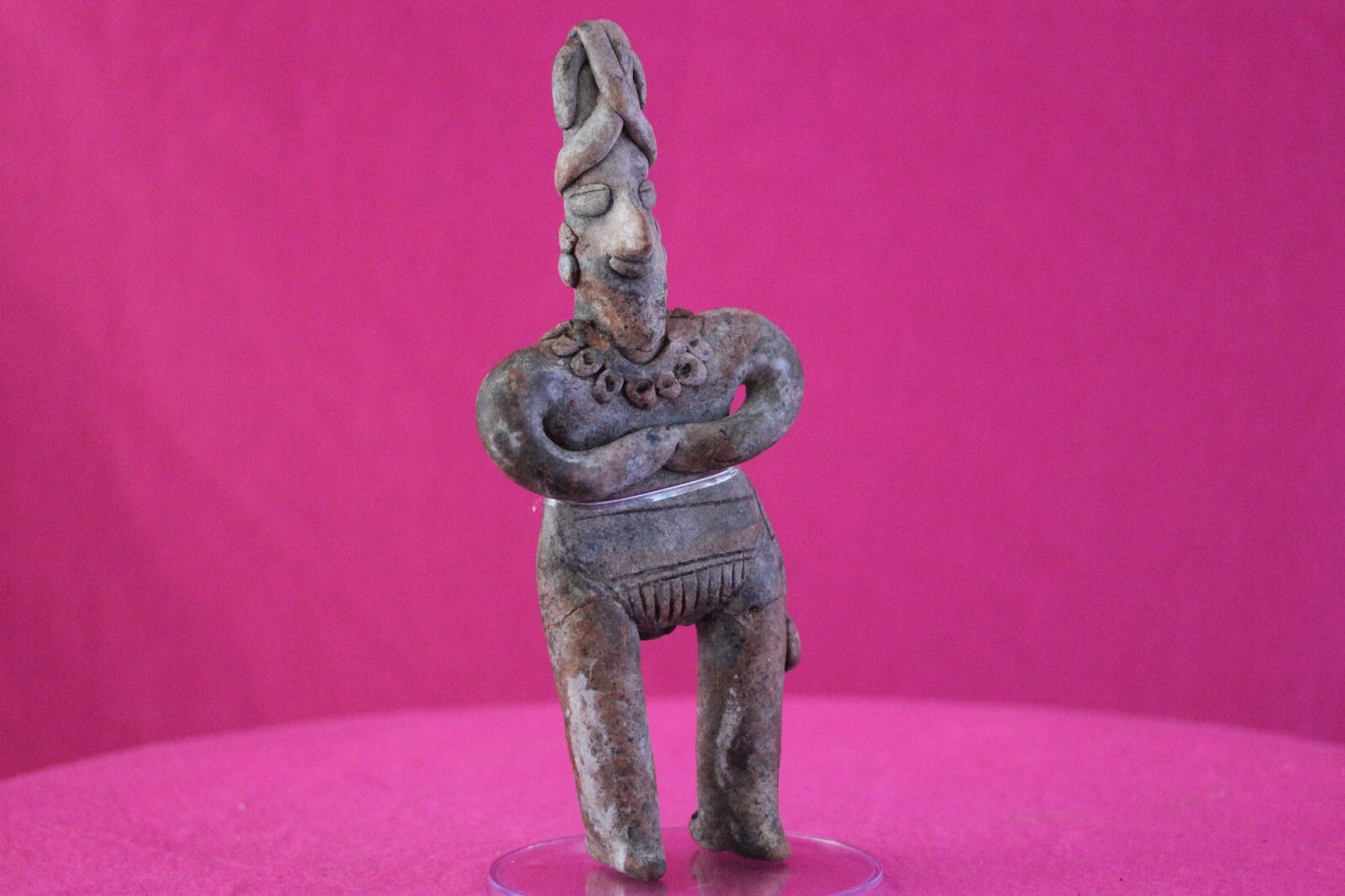 Authentic Pre Columbian Artifact Tomb Figure Colima Mexico 100 BC-250 AD COA 161