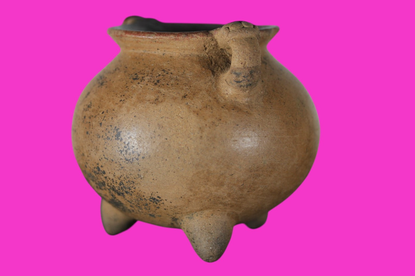 Pre Columbian Authentic Artifact  Tripod Bowl Nicoya Costa Rica 700 AD COA J07