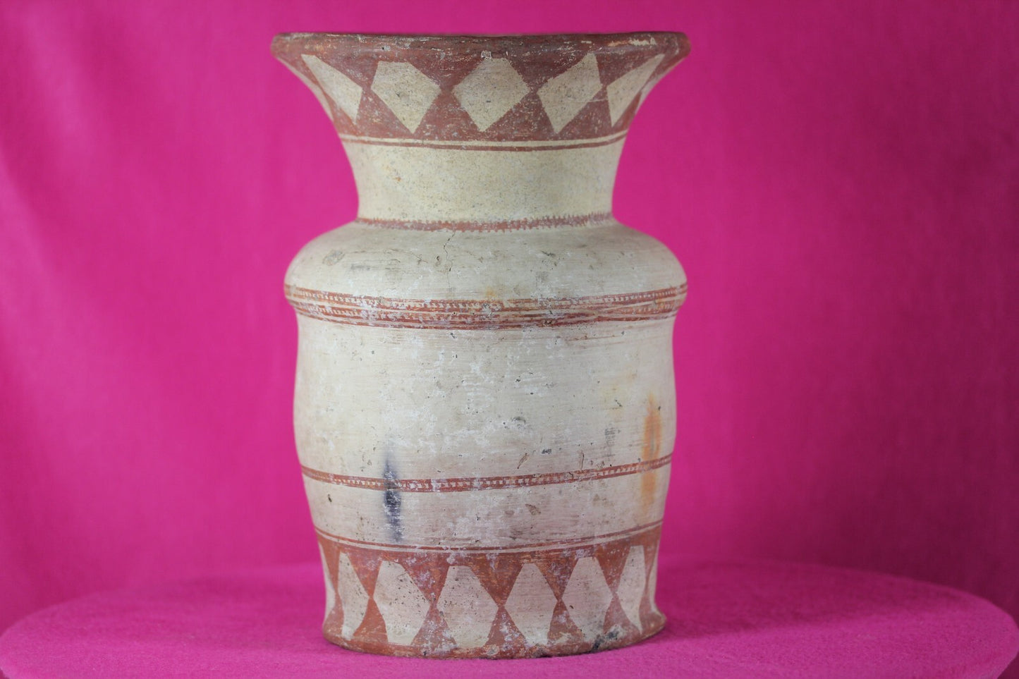Large Ban Chiang Thailand Artifact Very Rare Pottery Jar 300-200 BC COA T122