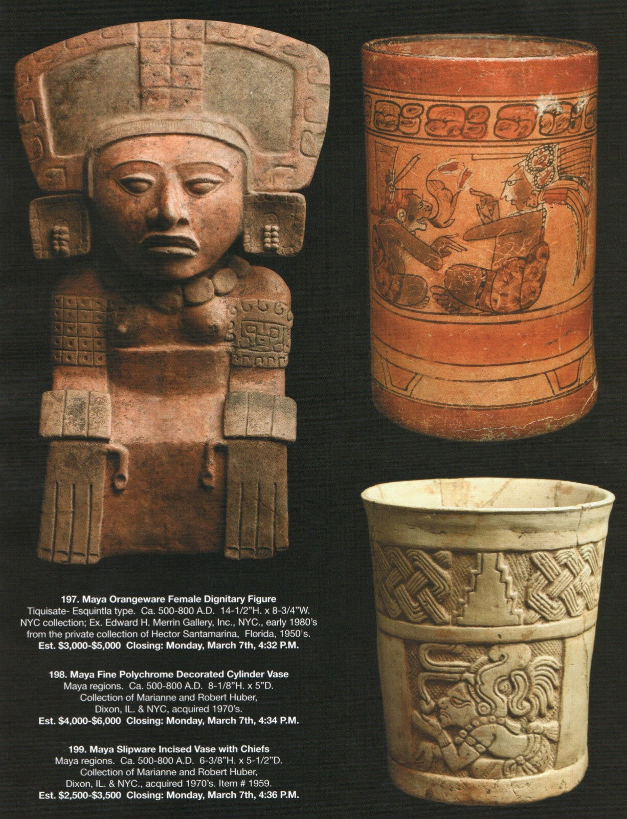 Pre Columbian Artifacts Price & Value Guide Arte Primitivo Auction Catalog #105