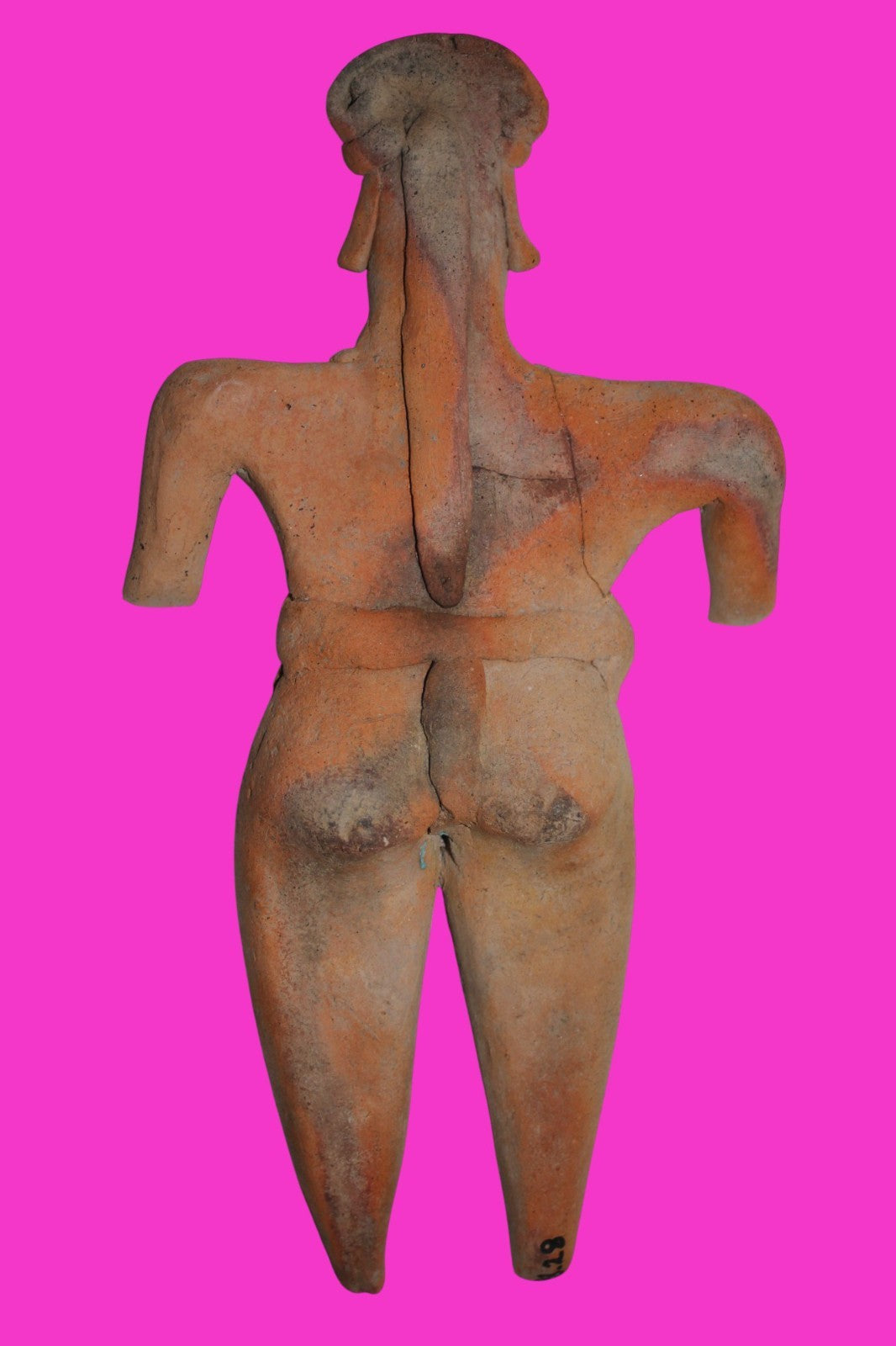 Pre Columbian Artifact 8 Inch Shaman Tomb Figure Colima Mexico 100 BC COA 236