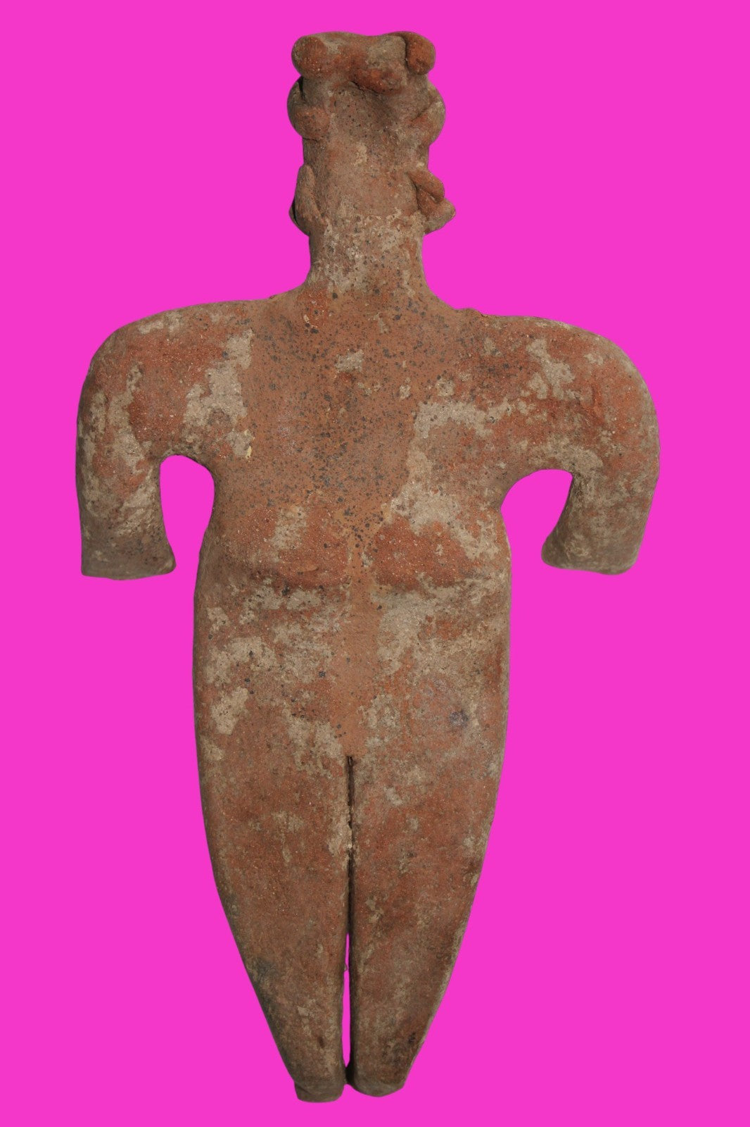 Pre Columbian Artifact 8 inch Female Tomb Figure Colima Mexico 100 BC COA 261