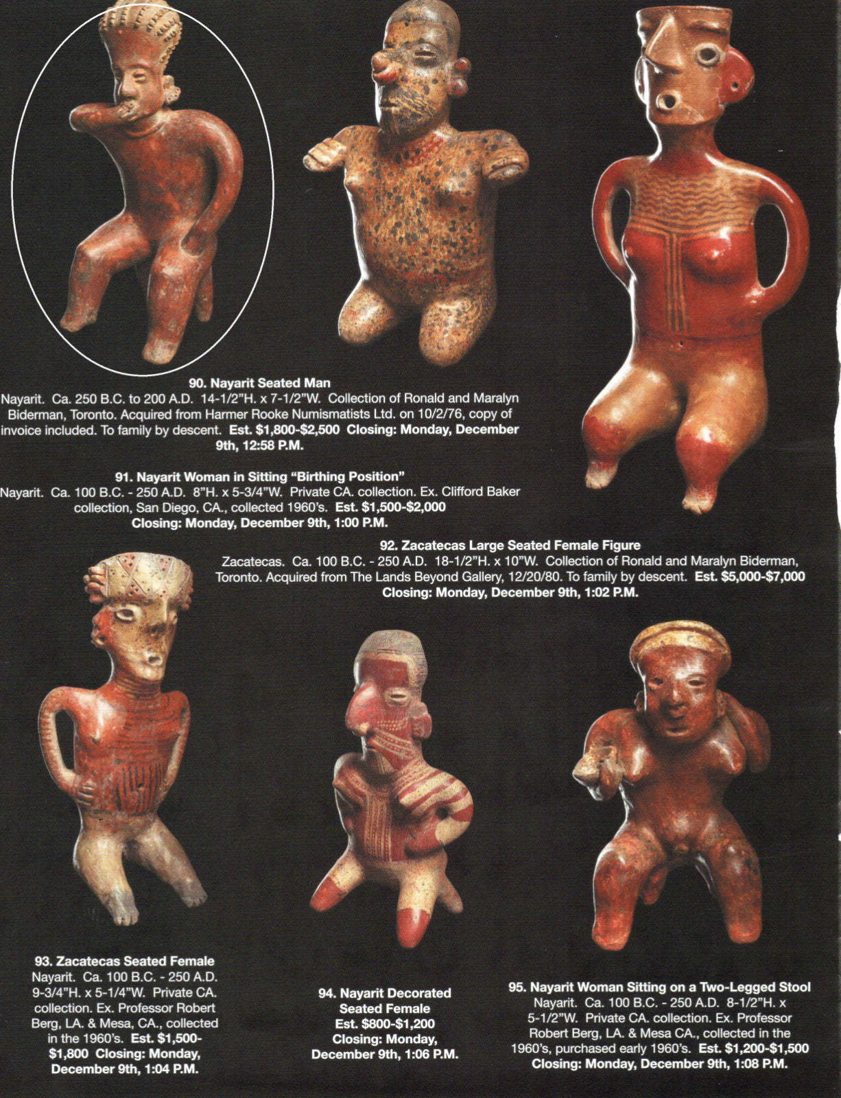 Authentic Pre Columbian Artifact Seated Man Nayarit Mexico Arte Primitivo T101