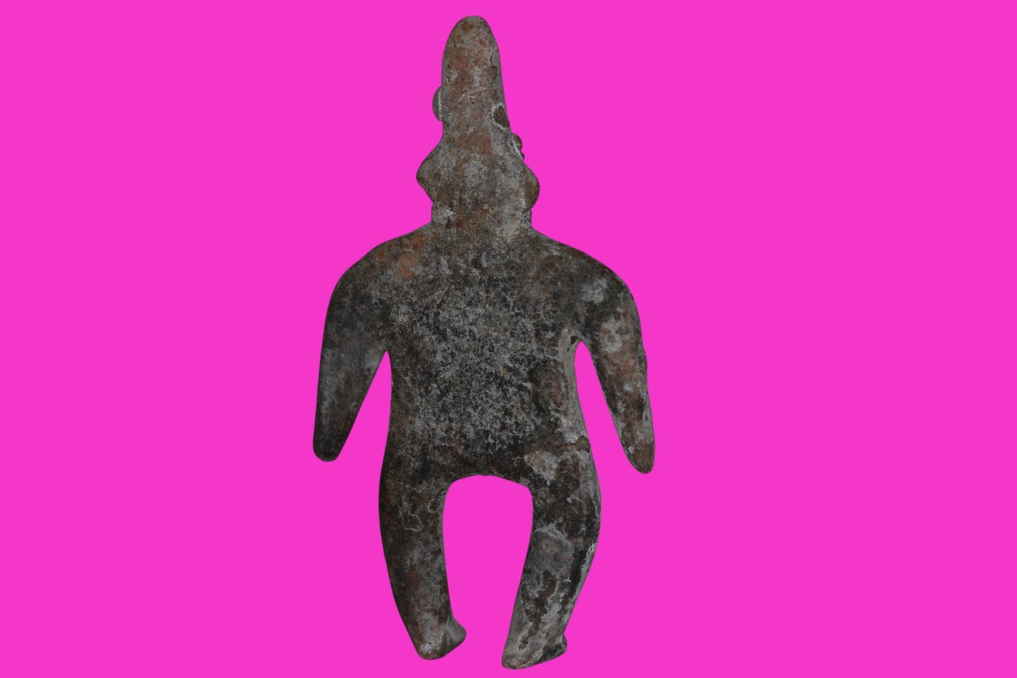 Authentic Pre Columbian Artifact Male Archaic Tomb Figure Colima Mexico COA 19
