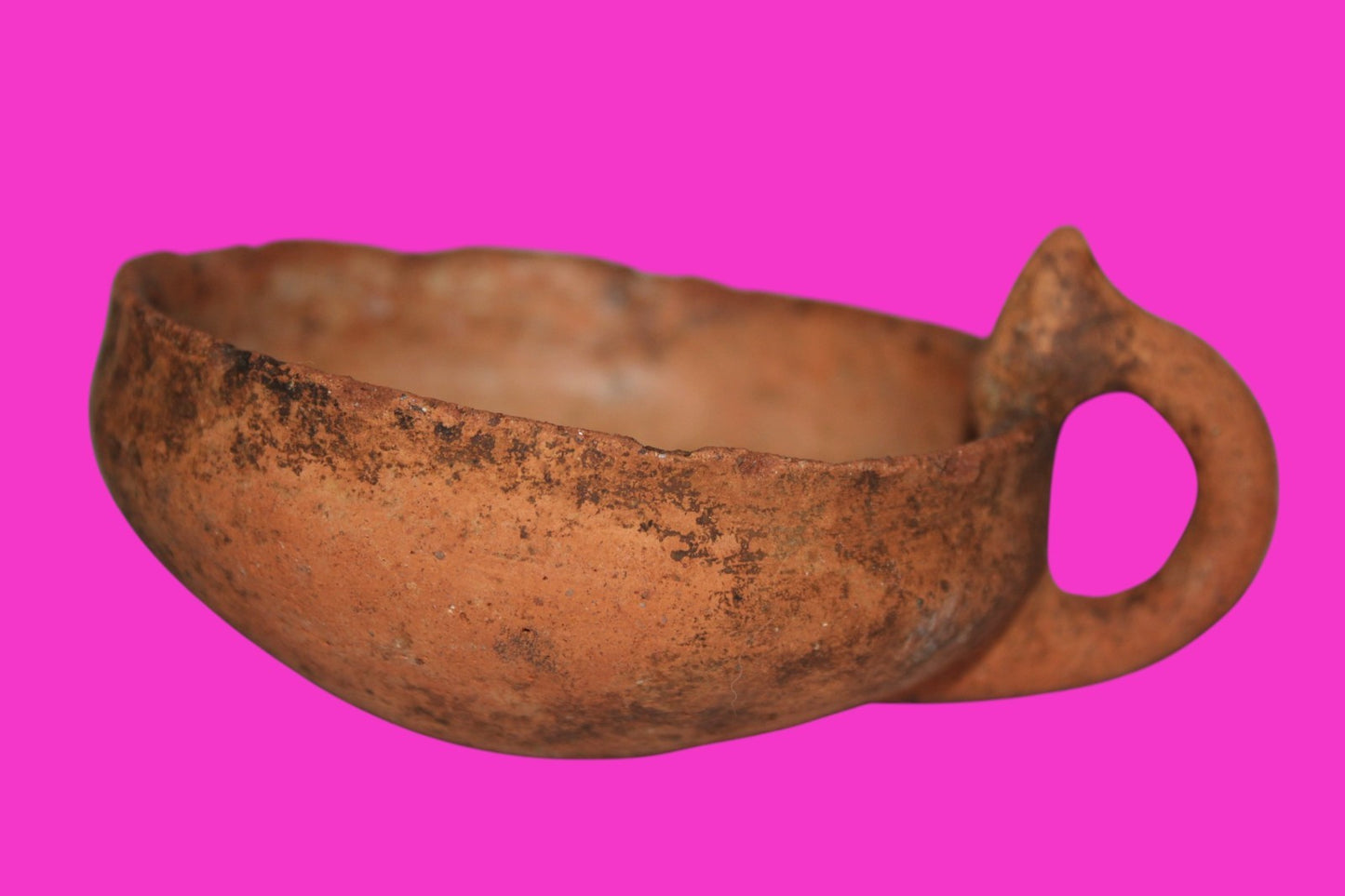 Ancient Holy Land Artifact 4000 Year Old Cup Time of Abraham 2000 BC COA J113