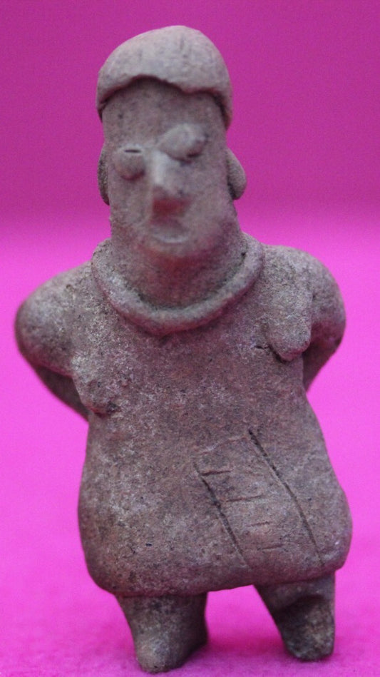 Pre Columbian Artifact Authentic Rare Grandma Tomb Figure Colima Mexico COA 157