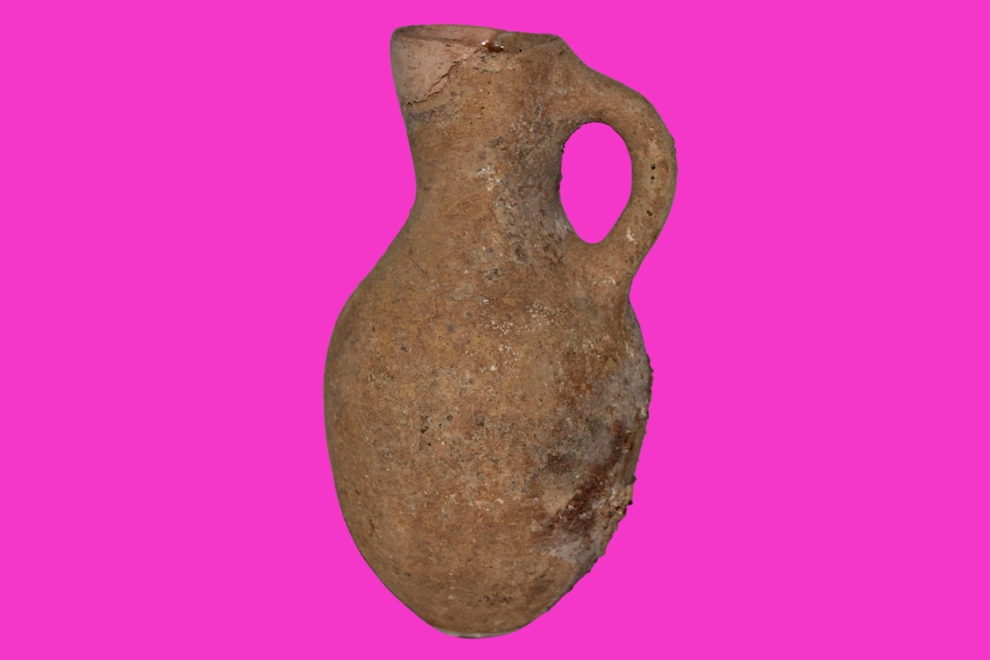 Ancient Holy Land Artifact King David Era Jug Land of Jesus Christ 1000 BC COA 8