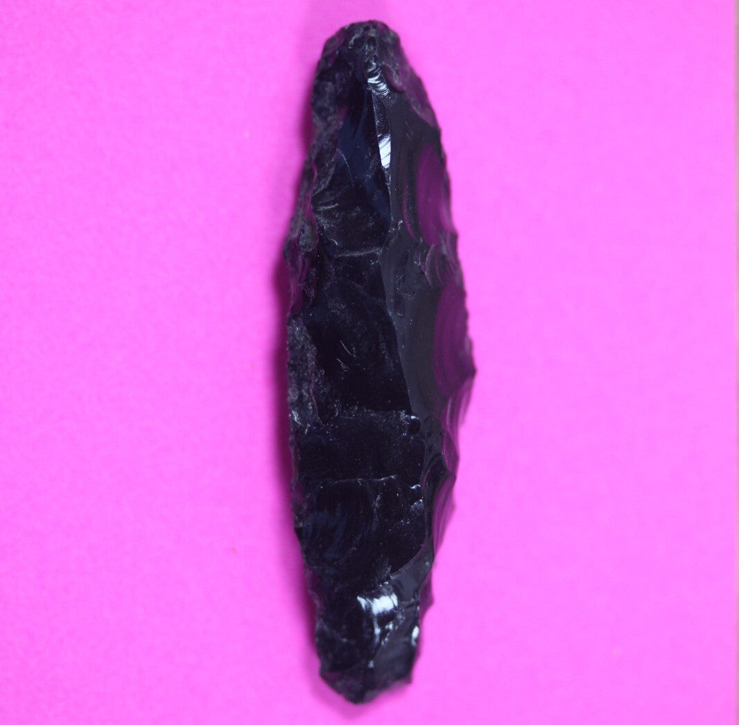 Pre Columbian Artifact Authentic Aztec Arrowhead Battle of Mexico City COA 27