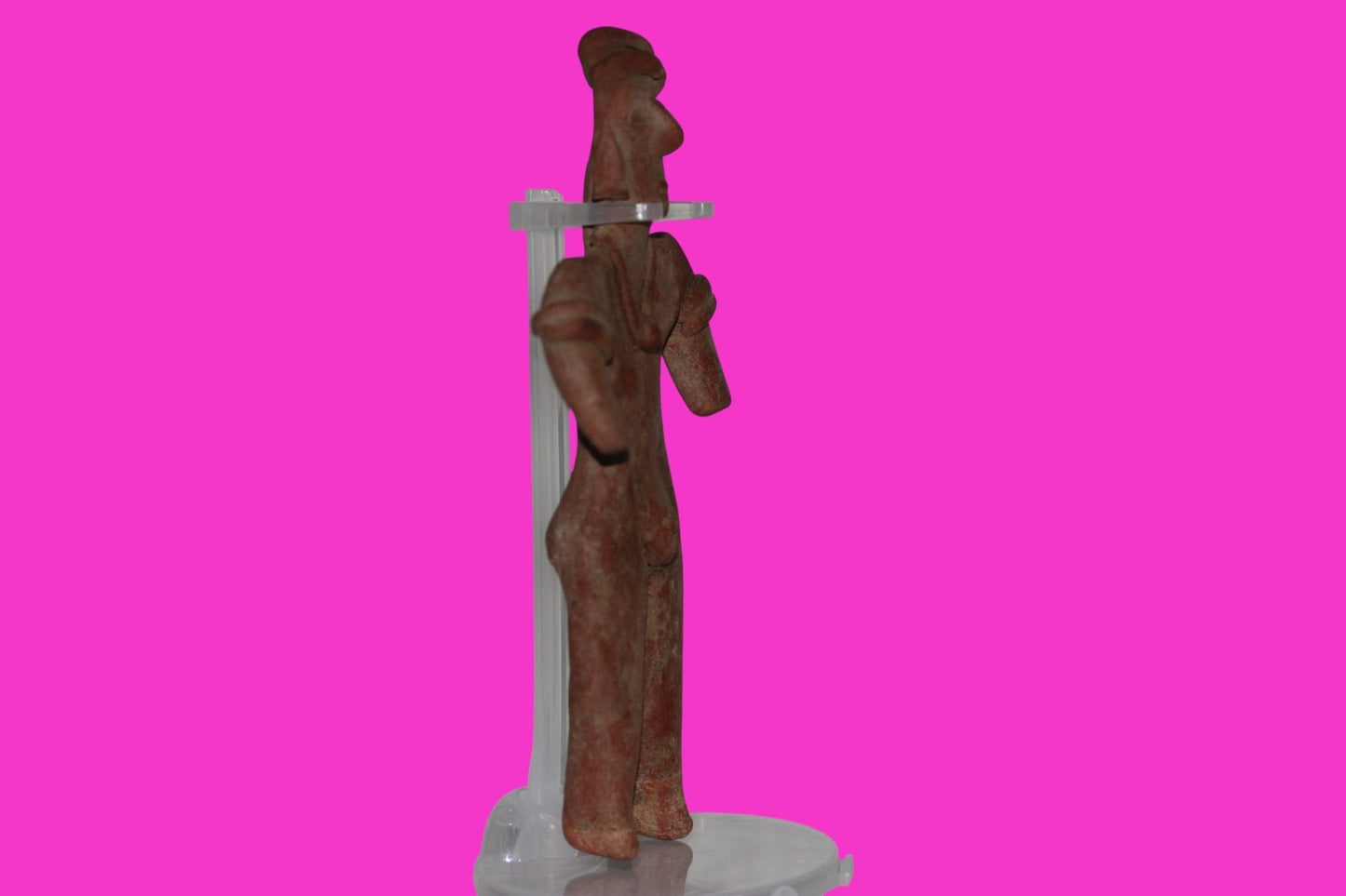 Pre Columbian Artifact 6 Inch Female Tomb Figure Colima Mexico 100 BC COA 246