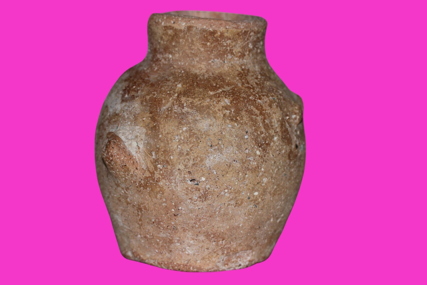 Time of Canaanites Holy Land Artifact Ancient Jar 5500 Year Old 3500 BC COA J142