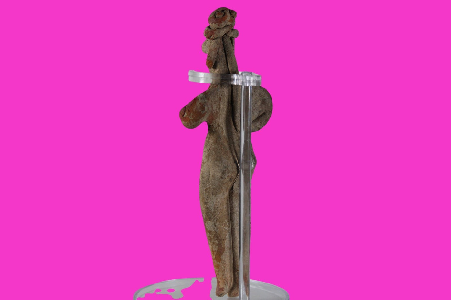 Pre Columbian Artifact 6 Inch Tall Shaft Tomb Figure Colima Mexico 100BC COA 285