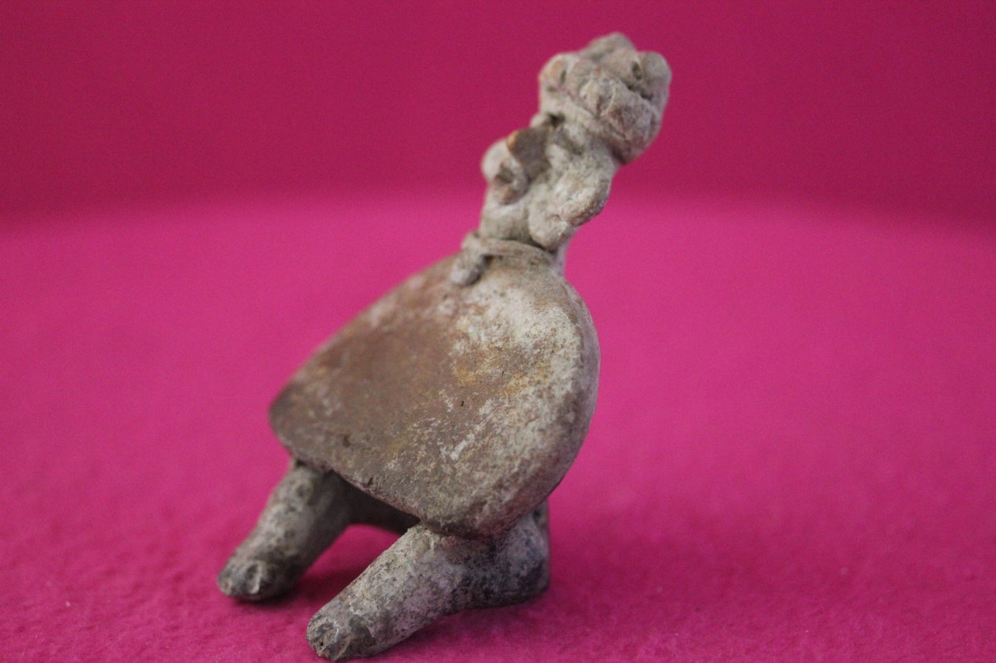 Pre Columbian Authentic Artifact Rare Skirted Tomb Figure Colima Mexico COA 183