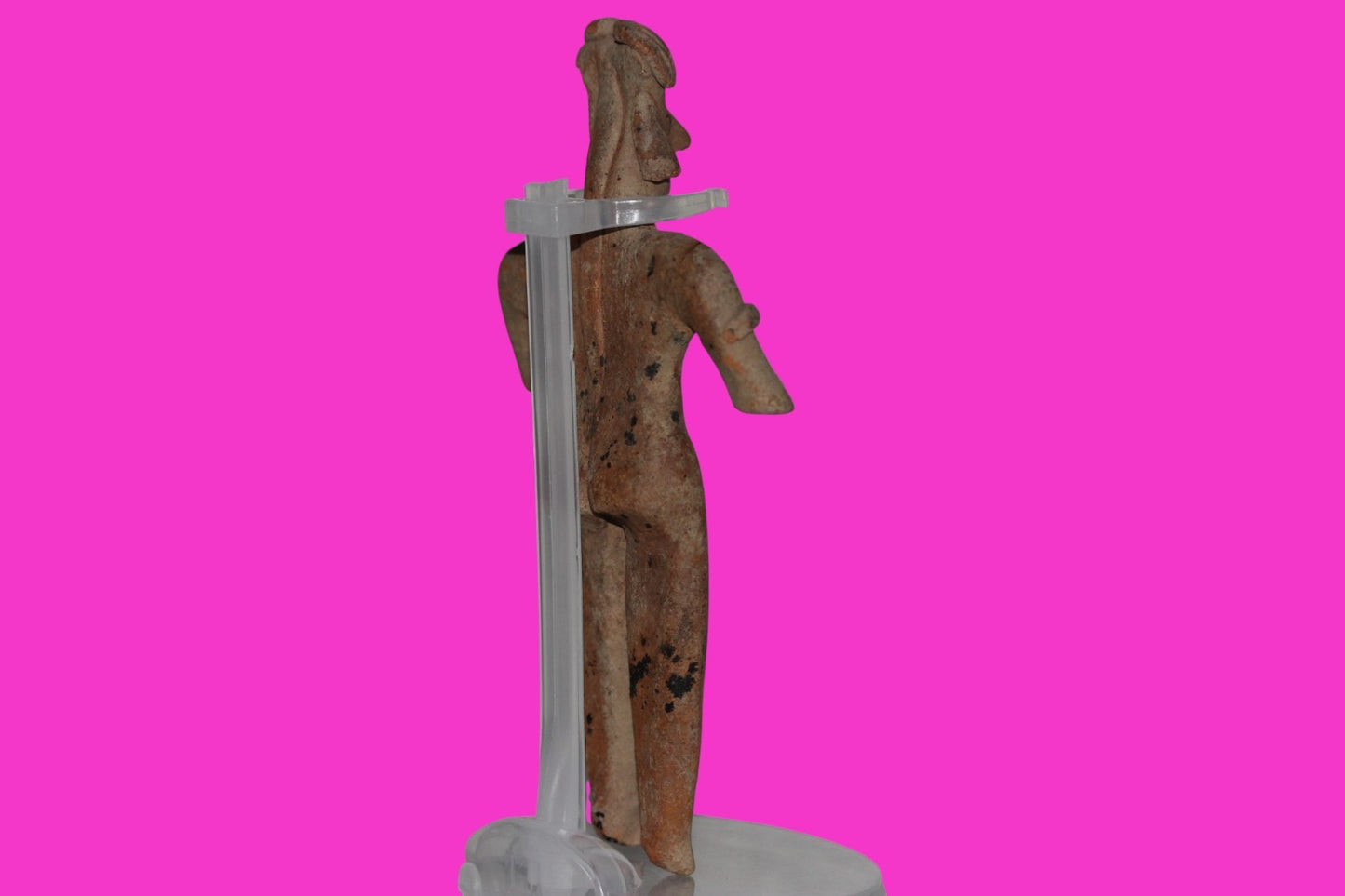 Pre Columbian Artifact 6 Inch Shaft Tomb Figure Colima Mexico 100 BC COA 235