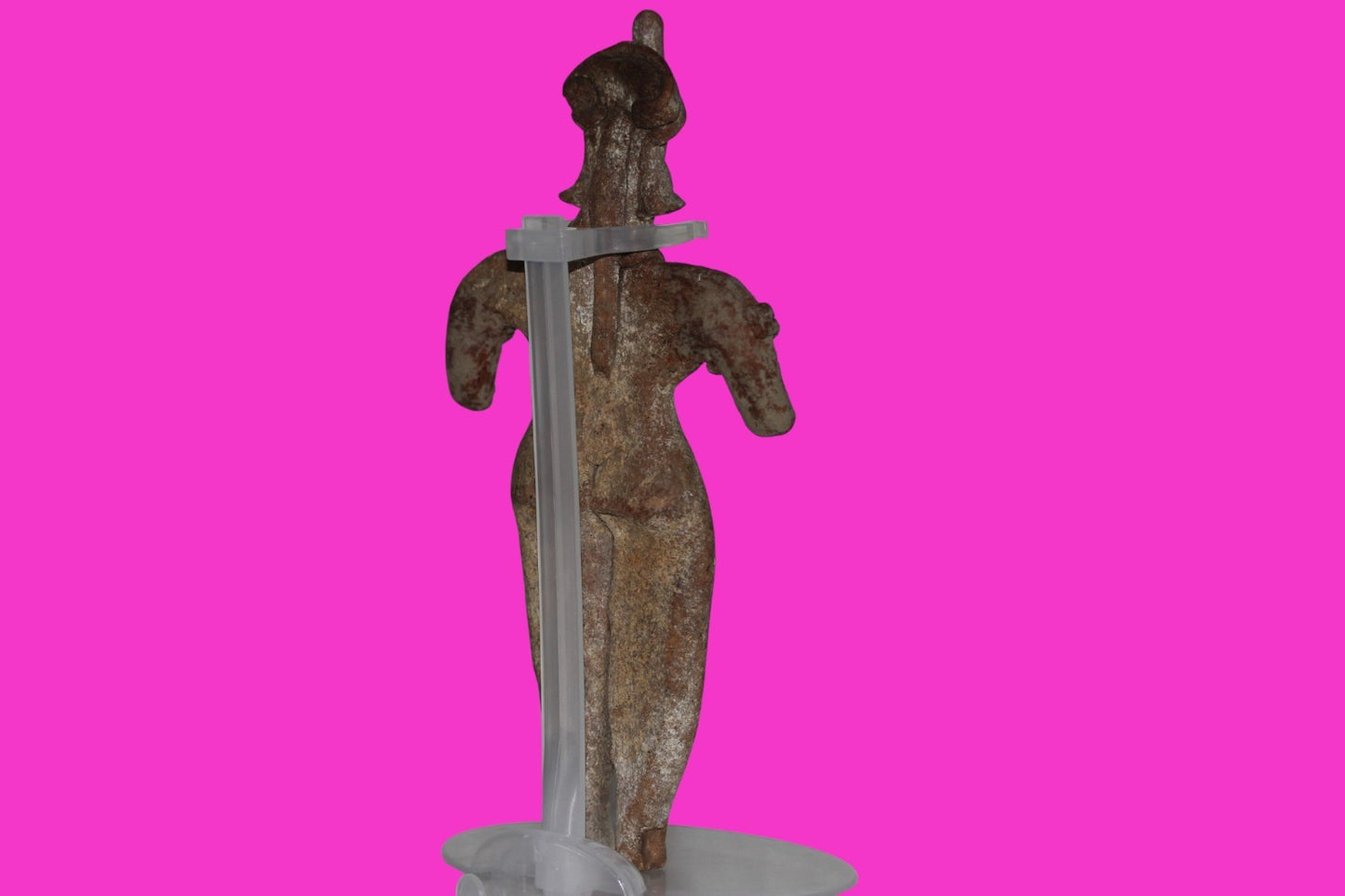 Pre Columbian Artifact 7 Inch Female Tomb Figure Colima Mexico 100 BC COA 241