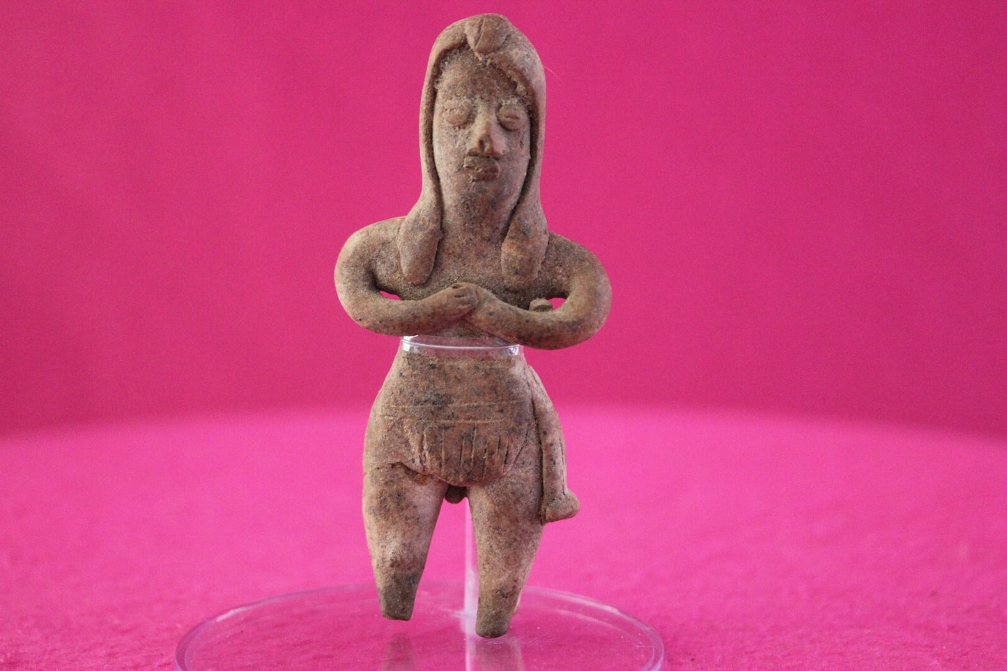 Authentic Pre Columbian Artifact Tomb Figure Colima Mexico 100 BC-250 AD COA 177