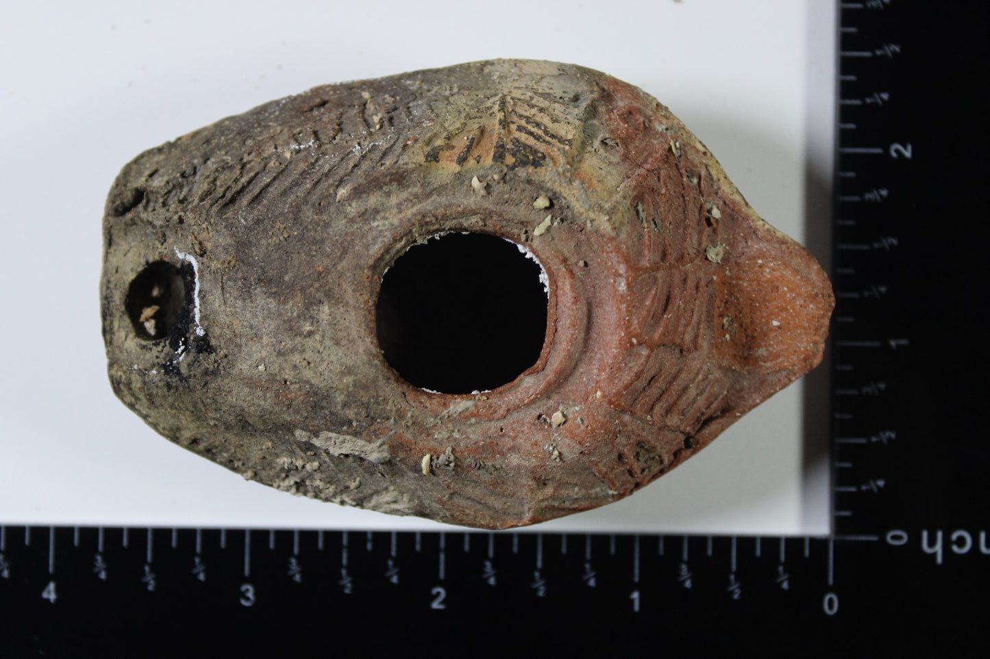 Oil Lamp Holy Land Ancient Artifact Jesus Christ Home Israel 300-600 AD COA 120