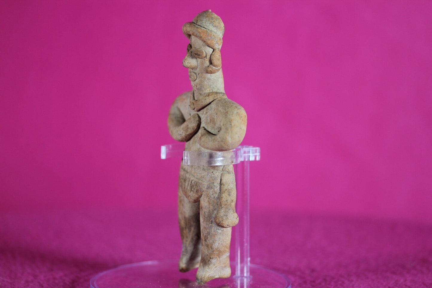 Authentic Pre Columbian Artifact Tomb Figure Colima Mexico 100 BC-250 AD COA 140