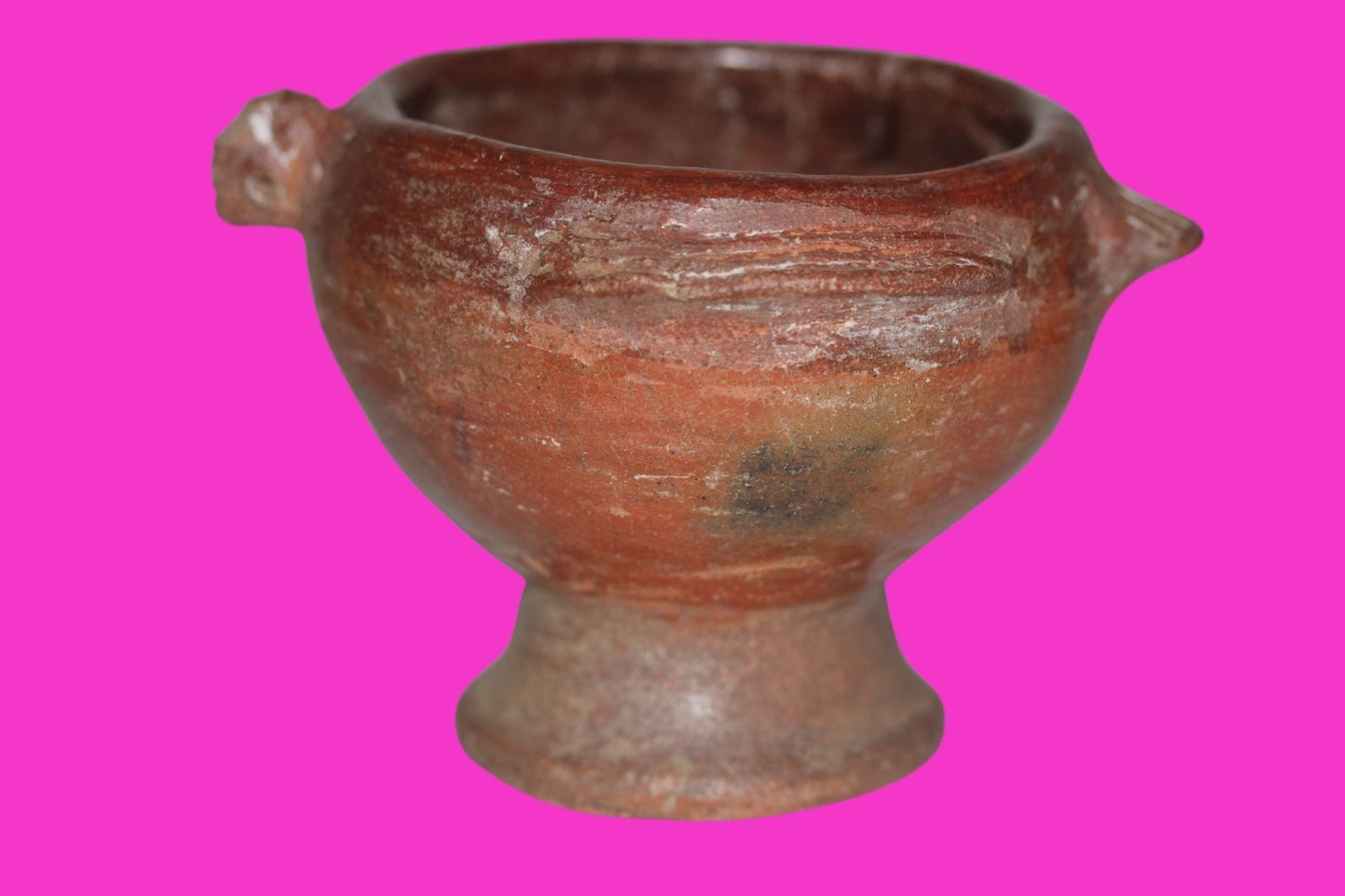 Pre Columbian Artifact Authentic Pedestal Bowl Watershed Costa Rica COA J97