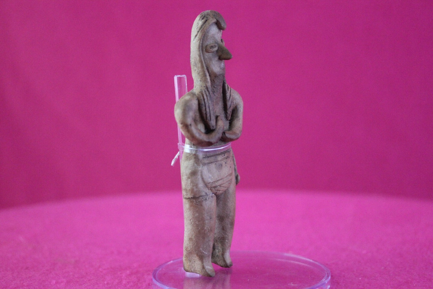 Authentic Pre Columbian Artifact Tomb Figure Colima Mexico 100 BC-250 AD COA 165
