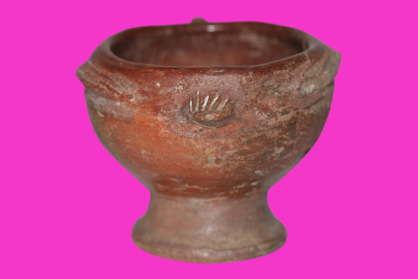 Pre Columbian Artifact Authentic Pedestal Bowl Watershed Costa Rica COA J97