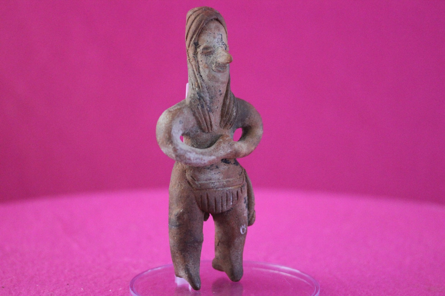 Pre Columbian Artifact Authentic Pretty Lady Tomb Figure Colima Mexico COA 196