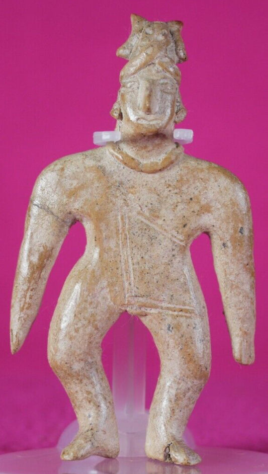 Pre Columbian Artifact Colima Figure Mexico 300BC-300AD Certified COA J30