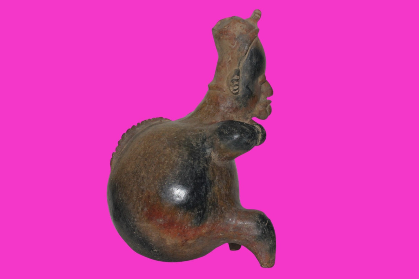 Pre Columbian Artifact Authentic Bloated Figure Jalisco Mexico 300 BC COA 218