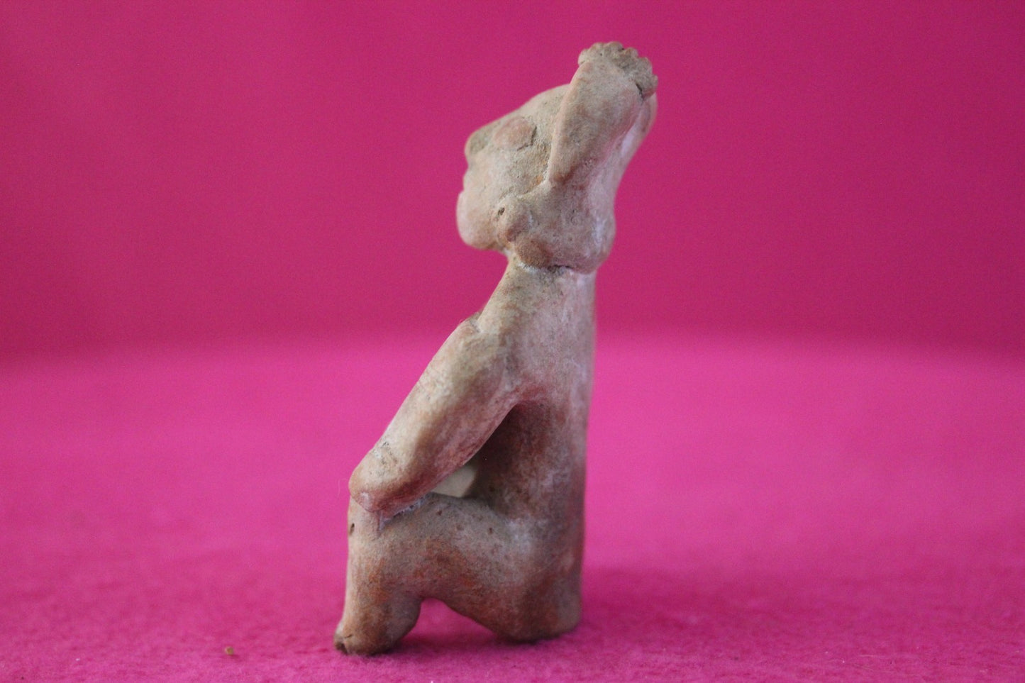 Authentic Pre Columbian Artifact Rare Skirted Tomb Figure Colima Mexico COA 180