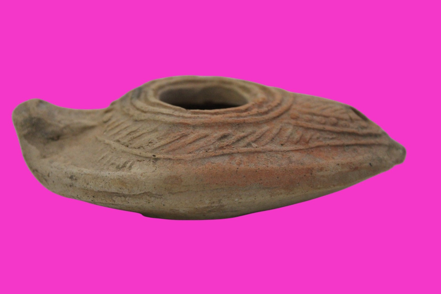 Ancient Holy Land Oil Lamp Artifact From Jesus Christ Home Land 100-500AD COA 55