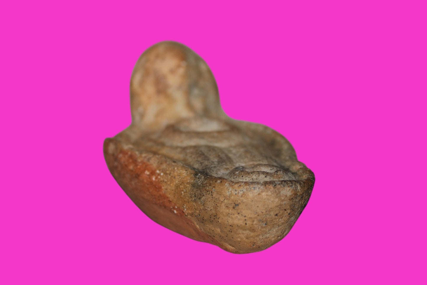 Oil Lamp Holy Land Ancient Artifact Jesus Christ Home Israel 100-400 AD COA J122