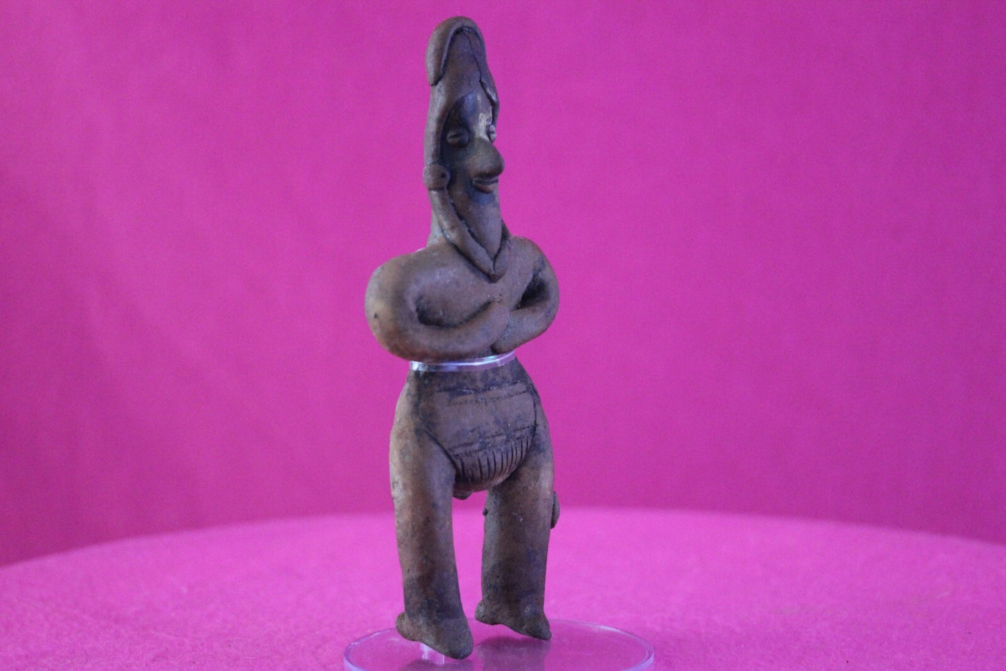 Authentic Pre Columbian Artifact Tomb Figure Colima Mexico 100 BC-250 AD COA 160