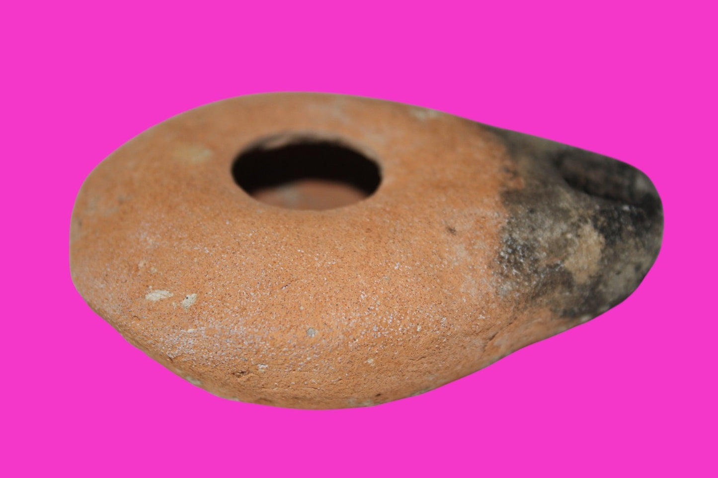 Ancient Holy Land Oil Lamp Artifact Jesus Christ Home Land 100BC-100AD COA 49