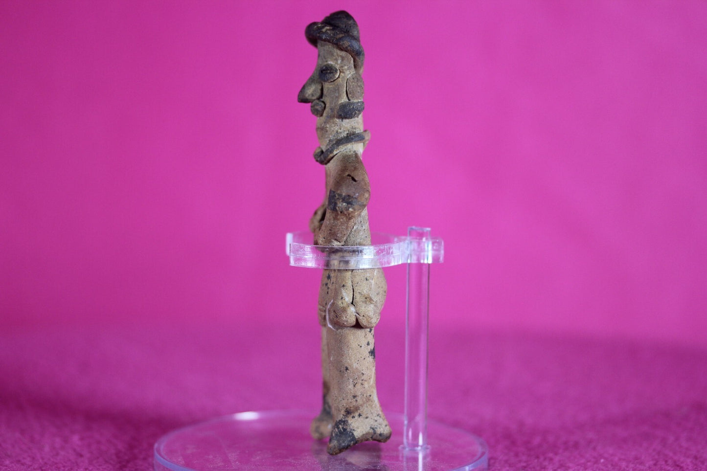 Authentic Pre Columbian Artifact Tomb Figure Colima Mexico 100 BC-250 AD COA 141