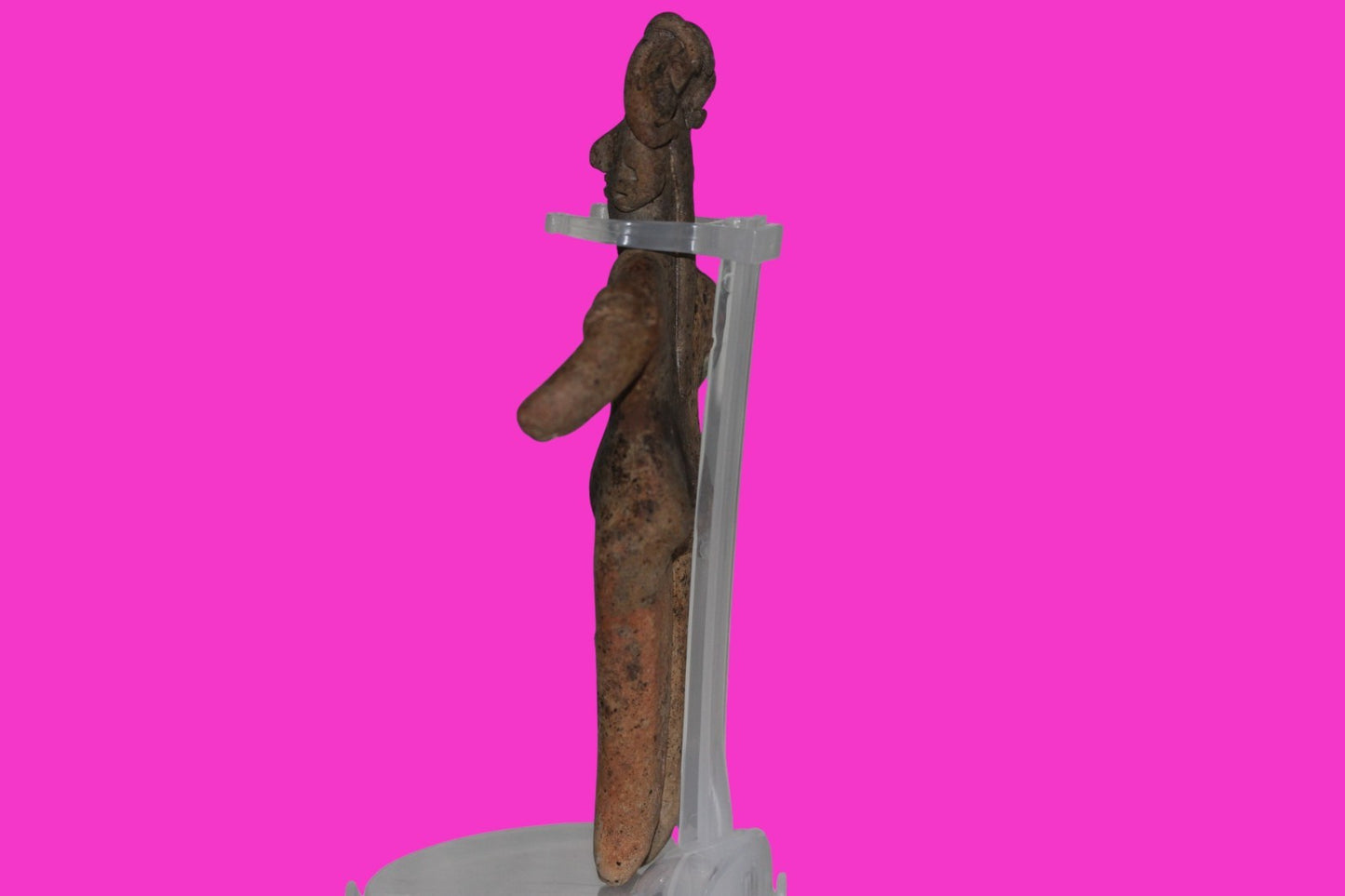 Pre Columbian Artifact 6 Inch Female Tomb Figure Colima Mexico 100 BC COA 242