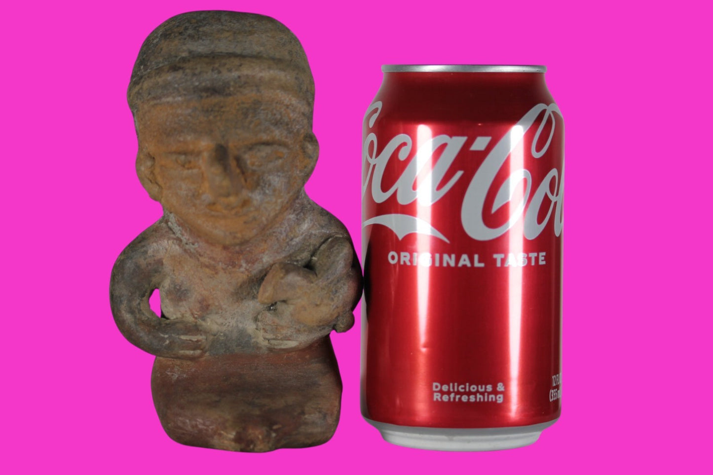 Pre Columbian Authentic Artifact Bahia Whistle Figure Ecuador 500BC-500AD COAJ44