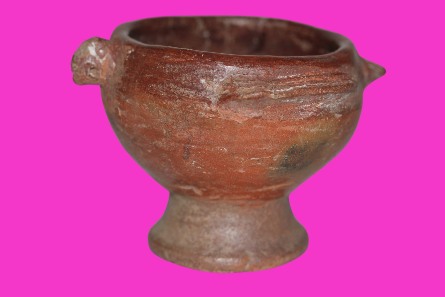 Pre Columbian Artifact Authentic Pedestal Bowl Watershed Costa Rica COA J97