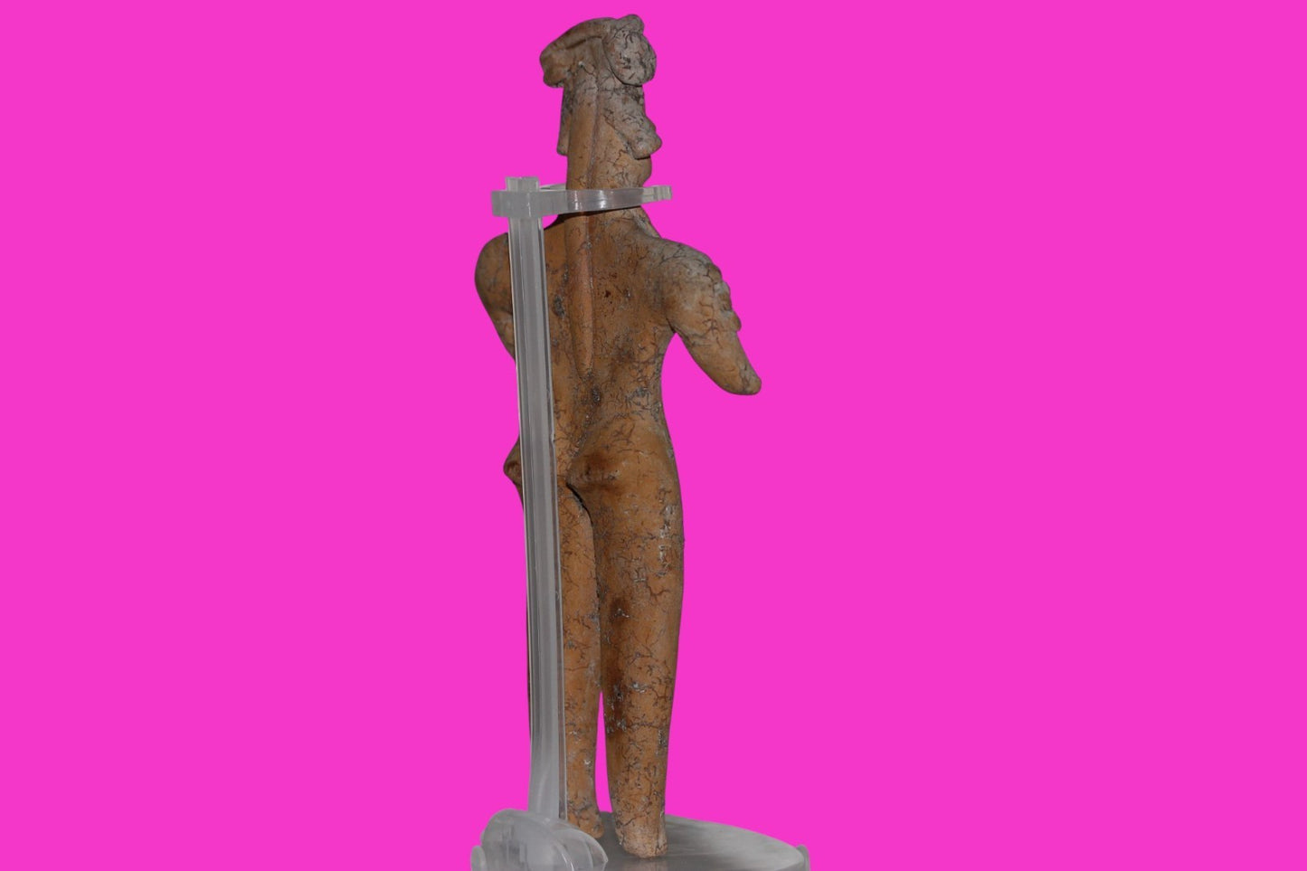 Pre Columbian Artifact 8 Inch Shaman Tomb Figure Colima Mexico 100 BC COA 249