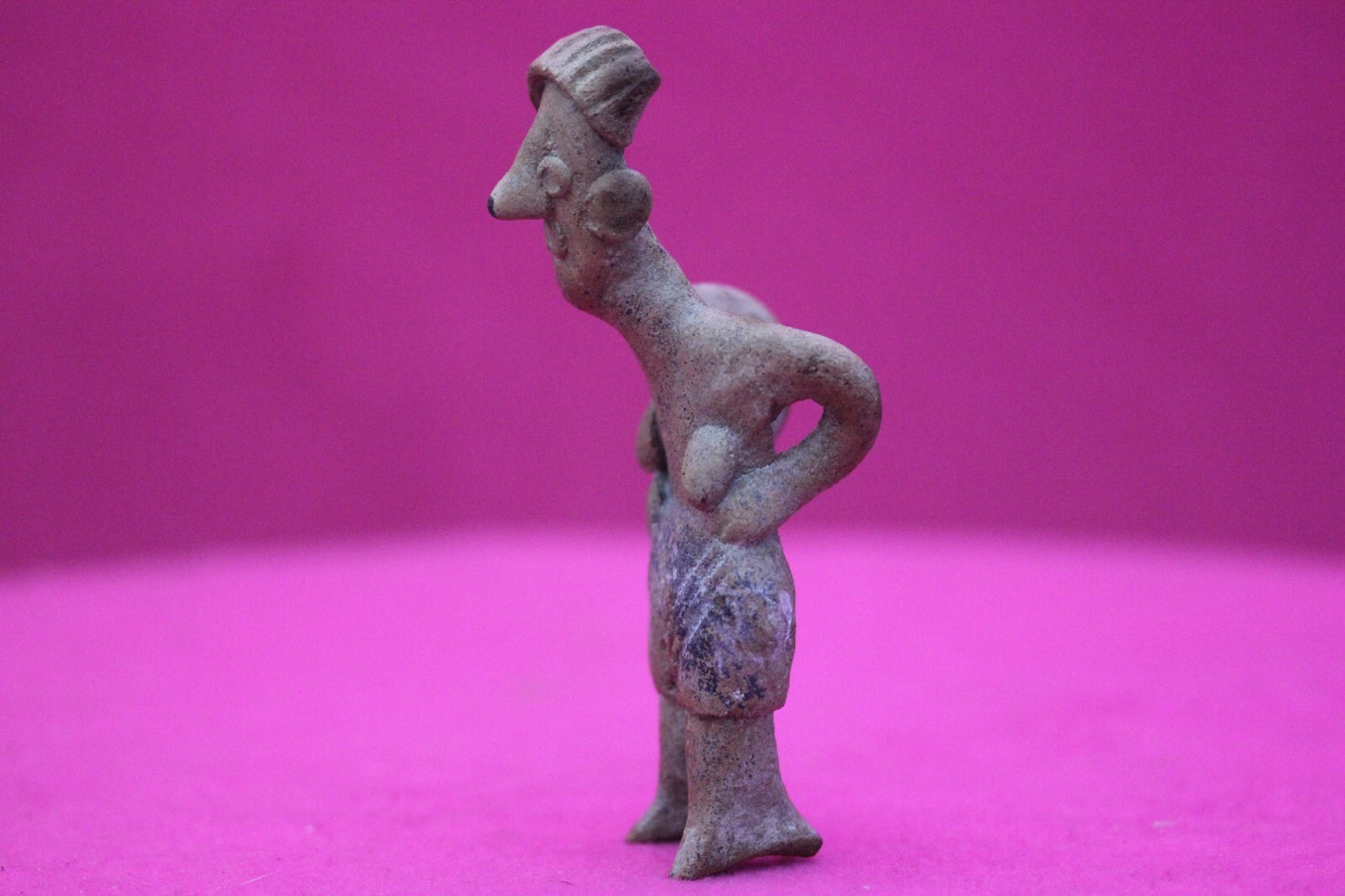 Authentic Pre Columbian Artifact Rare Grandma Tomb Figure Colima Mexico COA 153