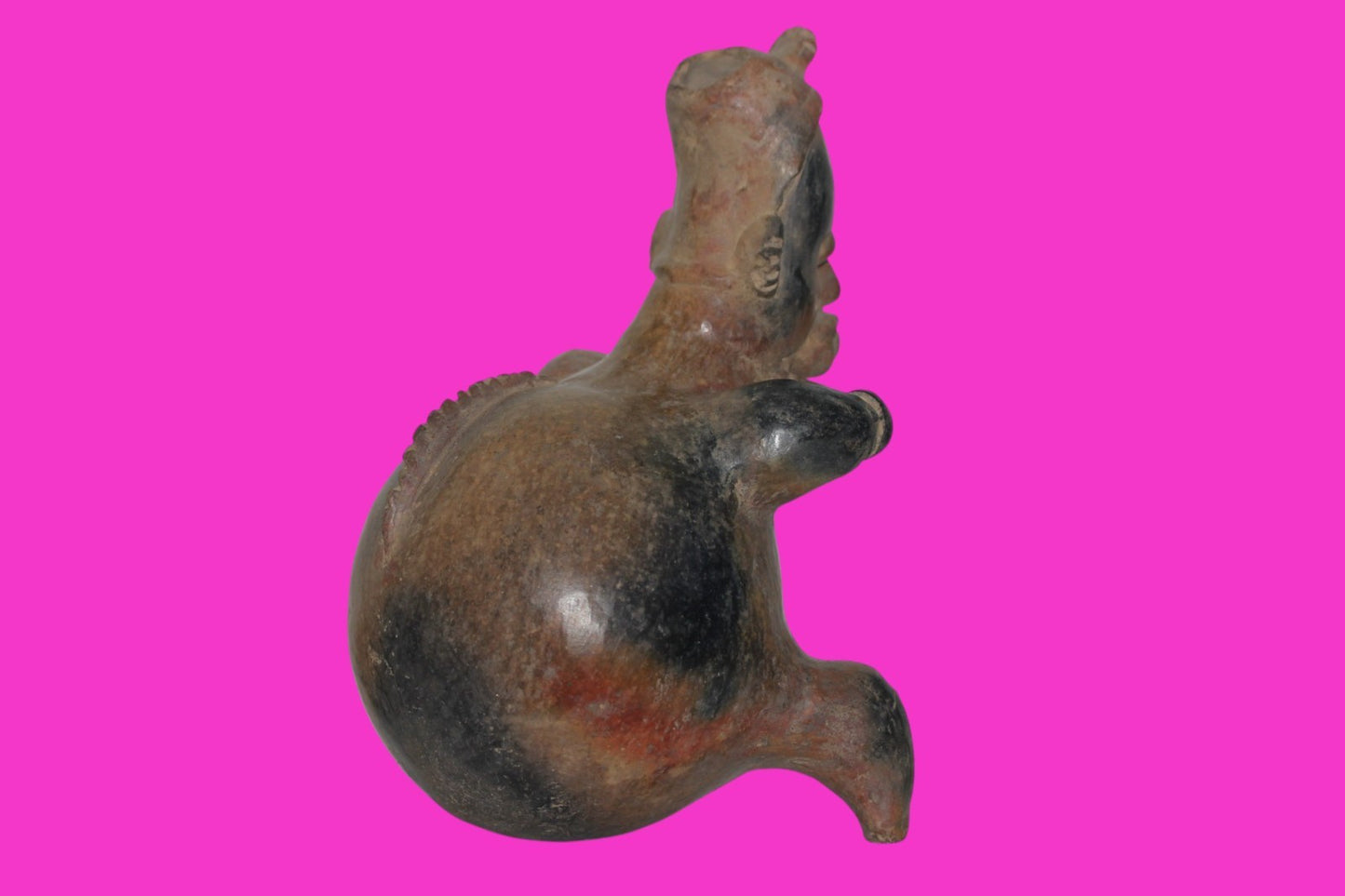 Pre Columbian Artifact Authentic Bloated Figure Jalisco Mexico 300 BC COA 218