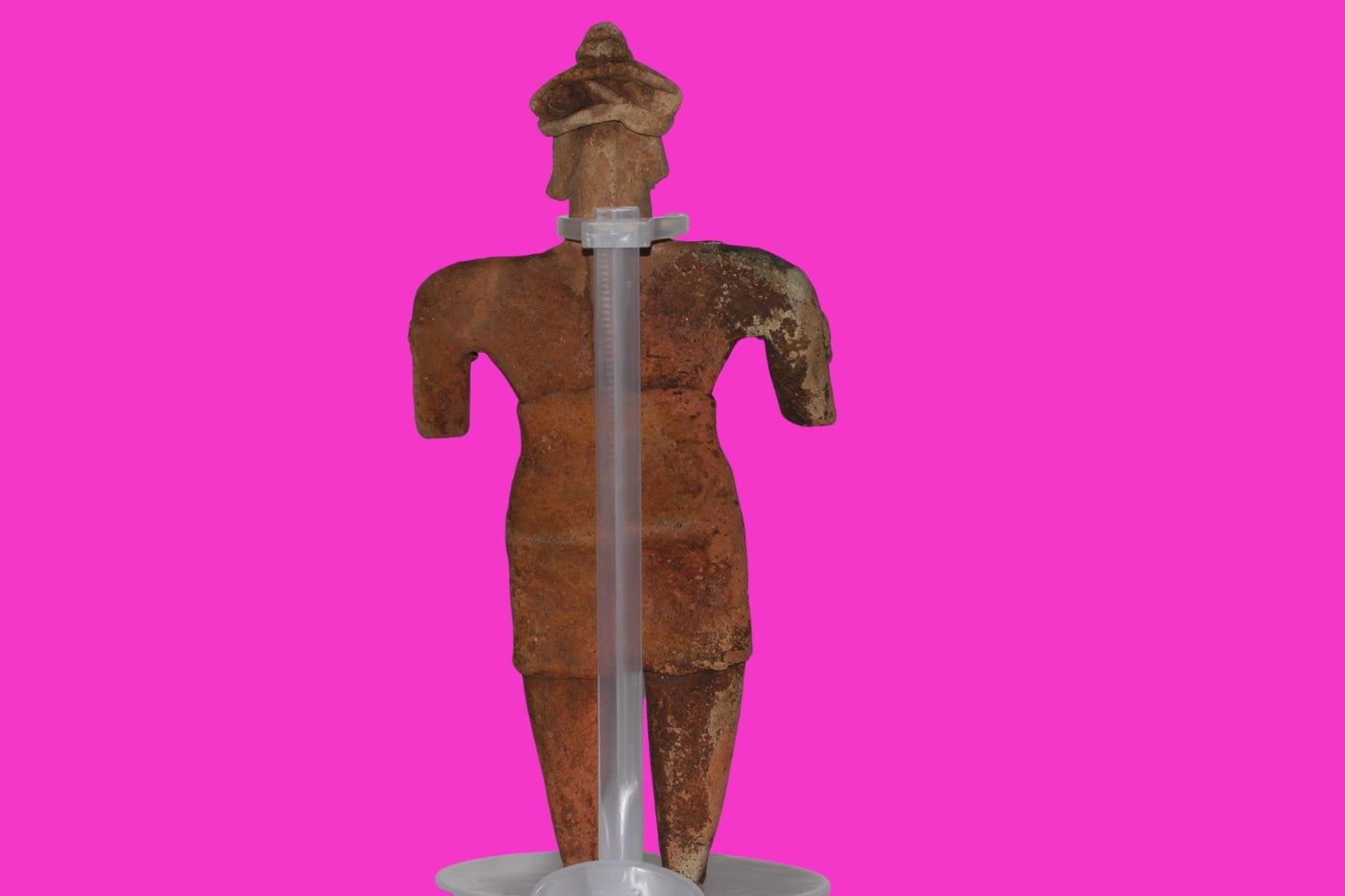 Pre Columbian Artifact 8 inch Female Tomb Figure Colima Mexico 100 BC COA 258