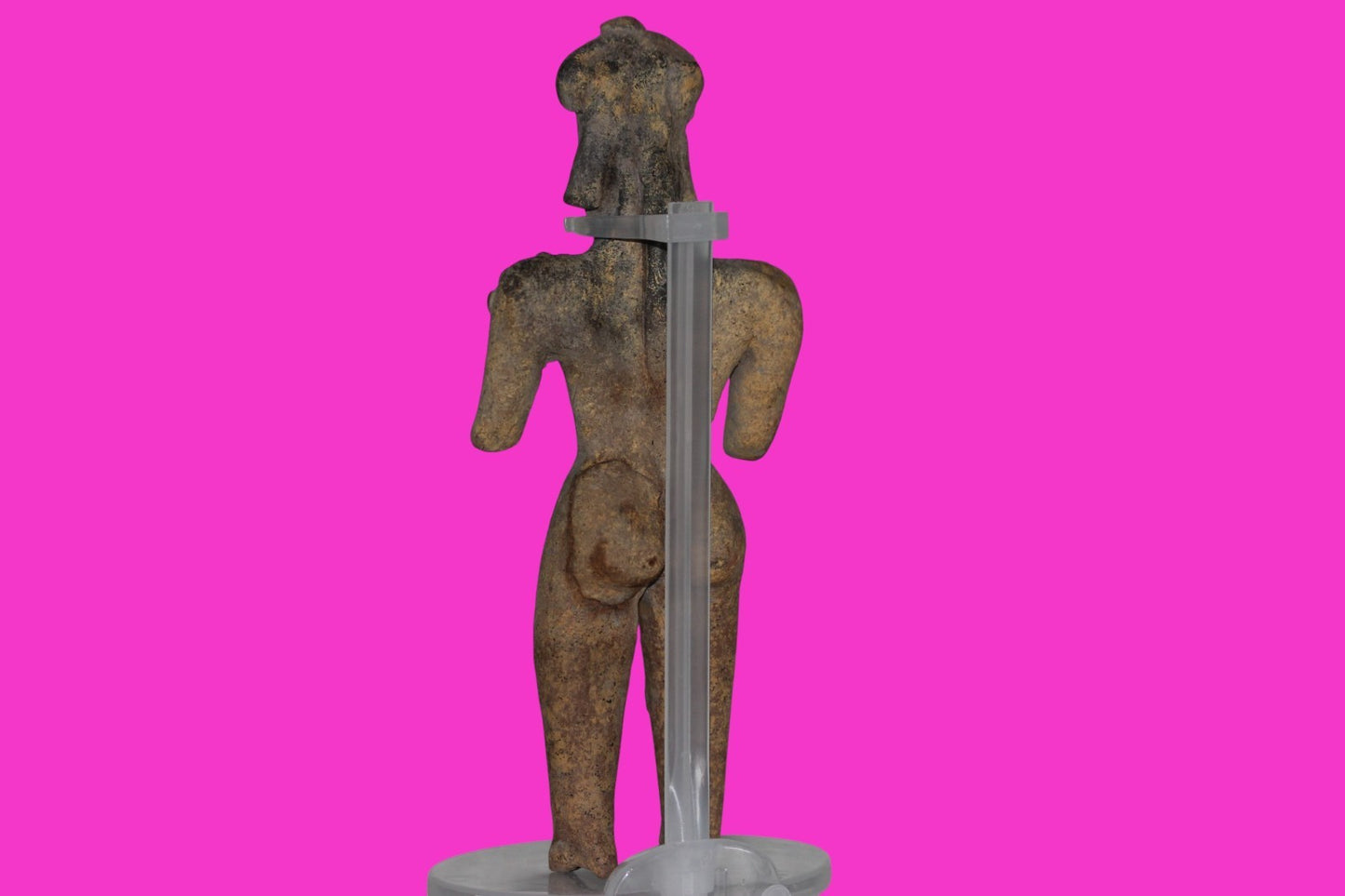 Pre Columbian Artifact 7 Inch Shaman Tomb Figure Colima Mexico 100 BC COA 238