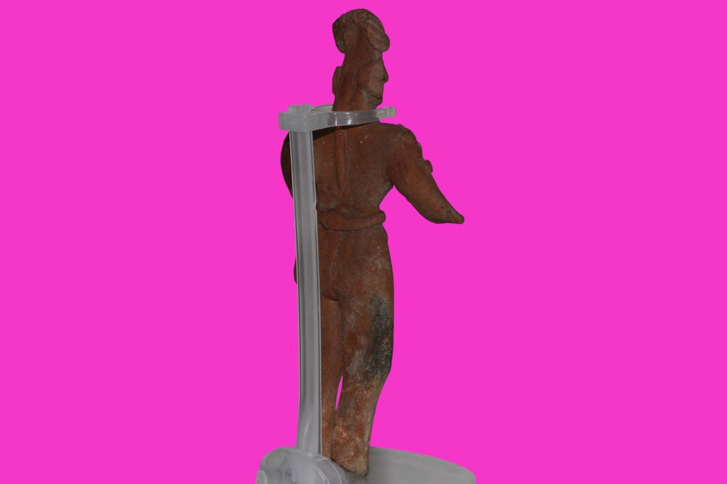 Pre Columbian Artifact 6 Inch Shaman Tomb Figure Colima Mexico 100 BC COA 239