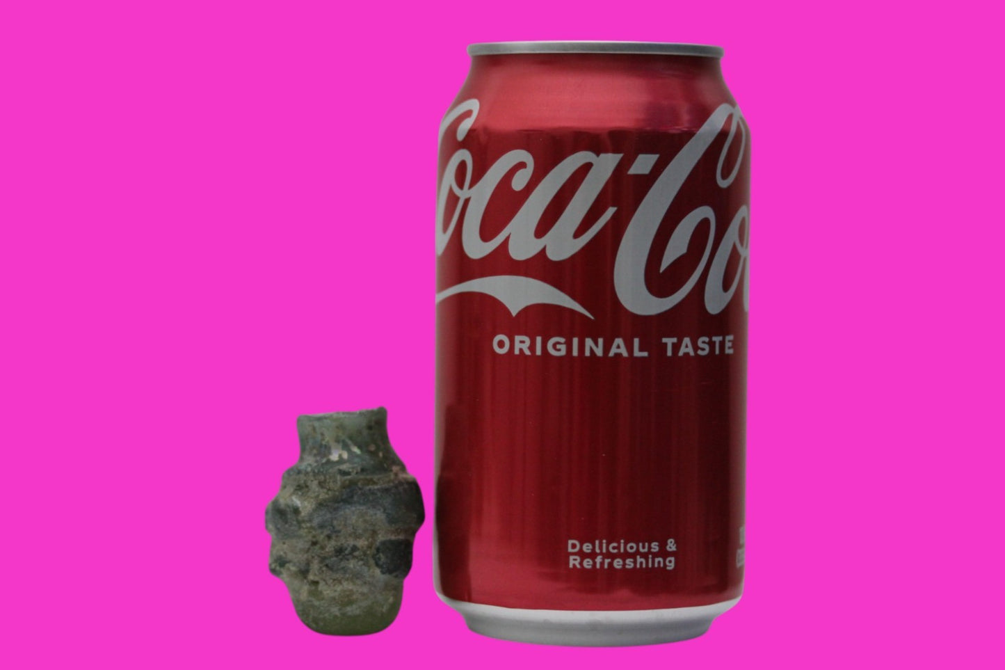 Authentic Persian Artifact Glass Bottle 900-1000 AD Silk Road Hoard COA J27