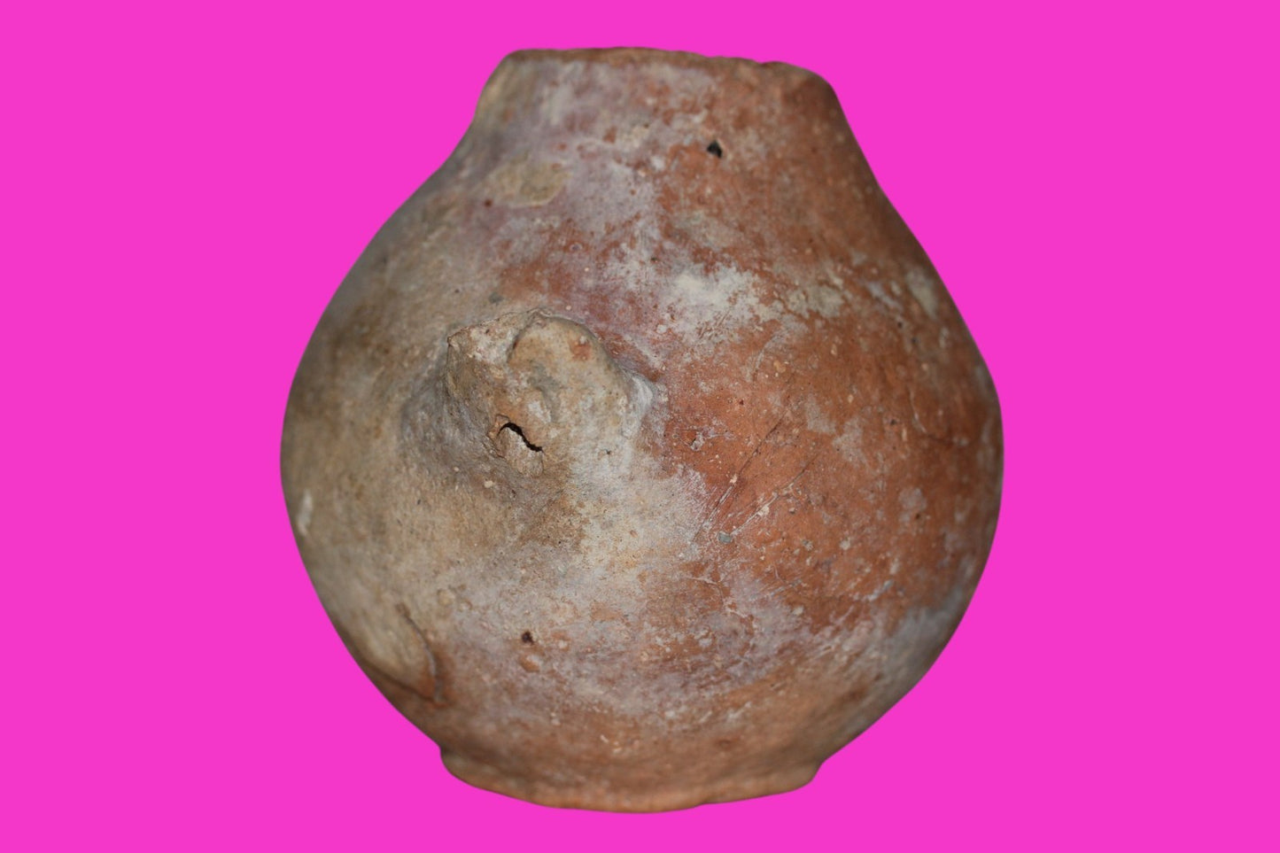 Ancient Holy Land Artifact 5500 Year Old Jar Before Abraham 3500 BC COA J144