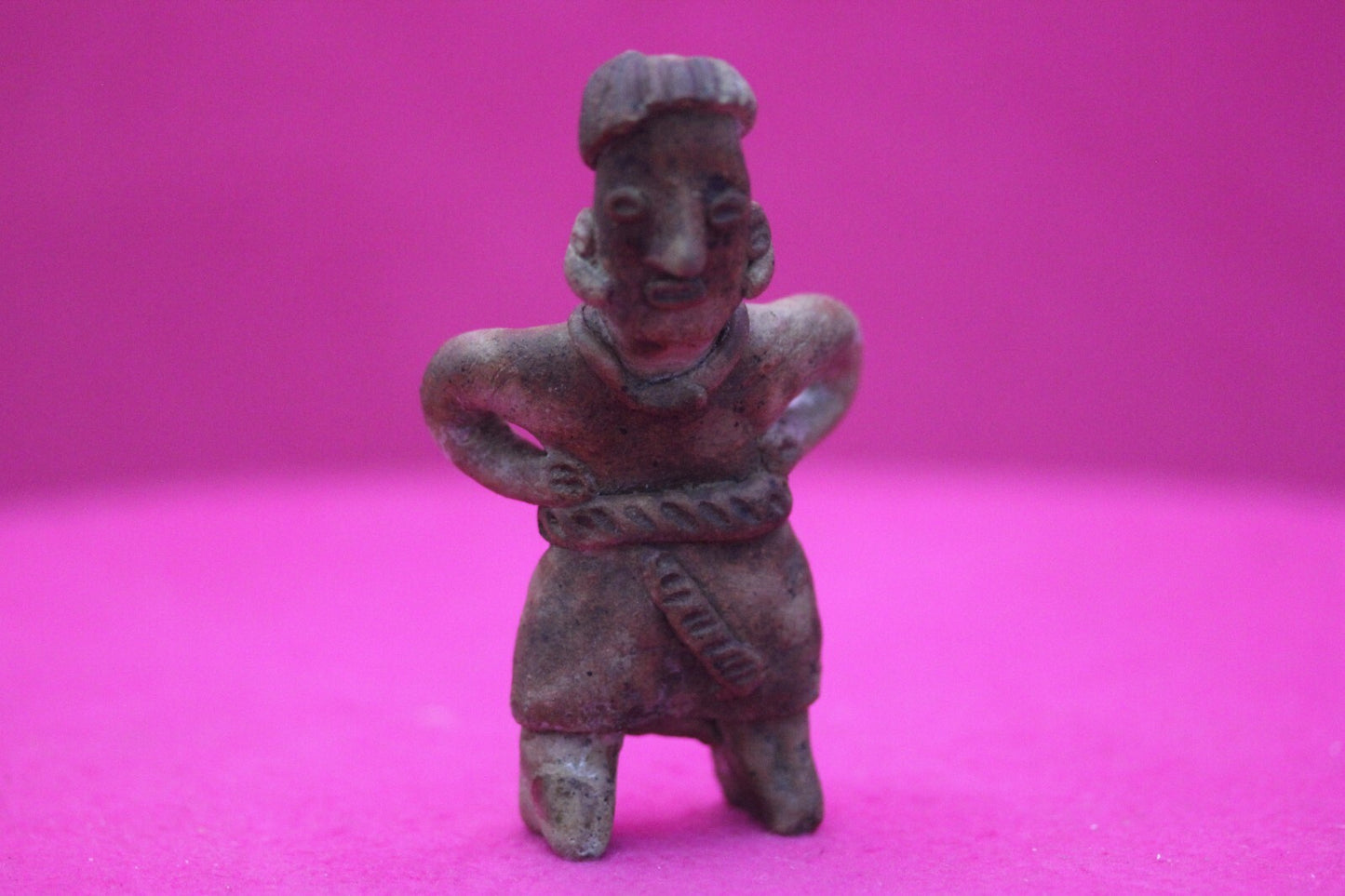 Authentic Pre Columbian Artifact Rare Grandma Tomb Figure Colima Mexico  COA 154
