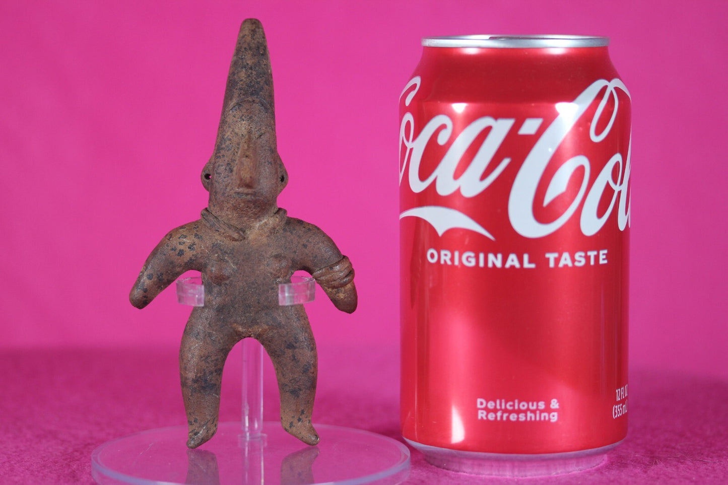 Authentic Pre Columbian Artifact Girl Figure Colima Mexico 100 BC-250 AD COA 138