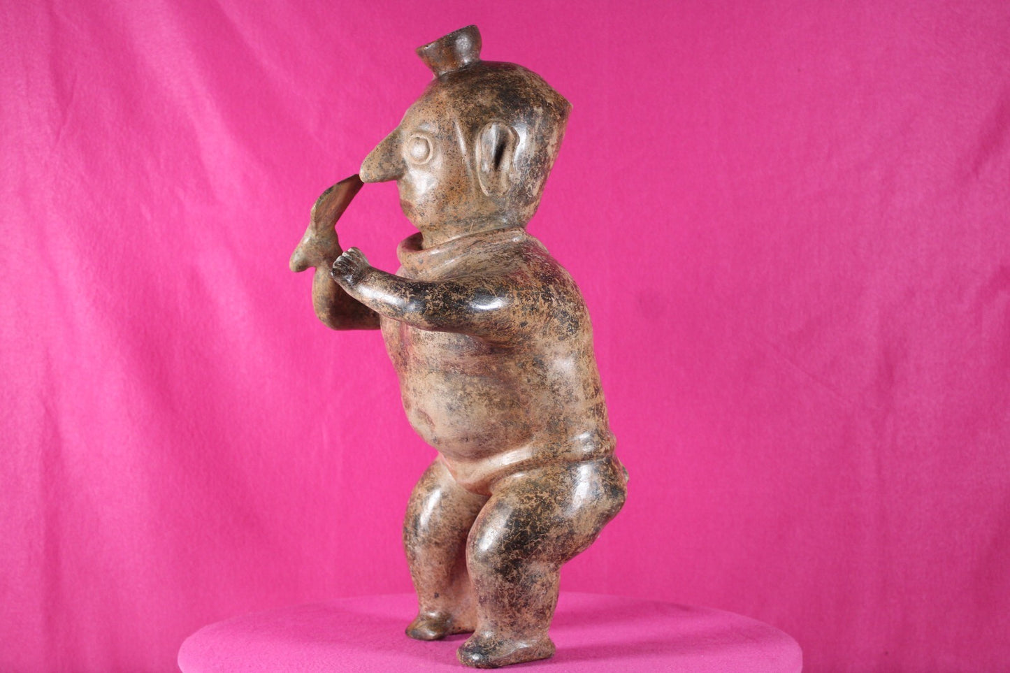 Ex Museum President Authentic Pre Columbian Artifact Giant Colima Dancer COA T06