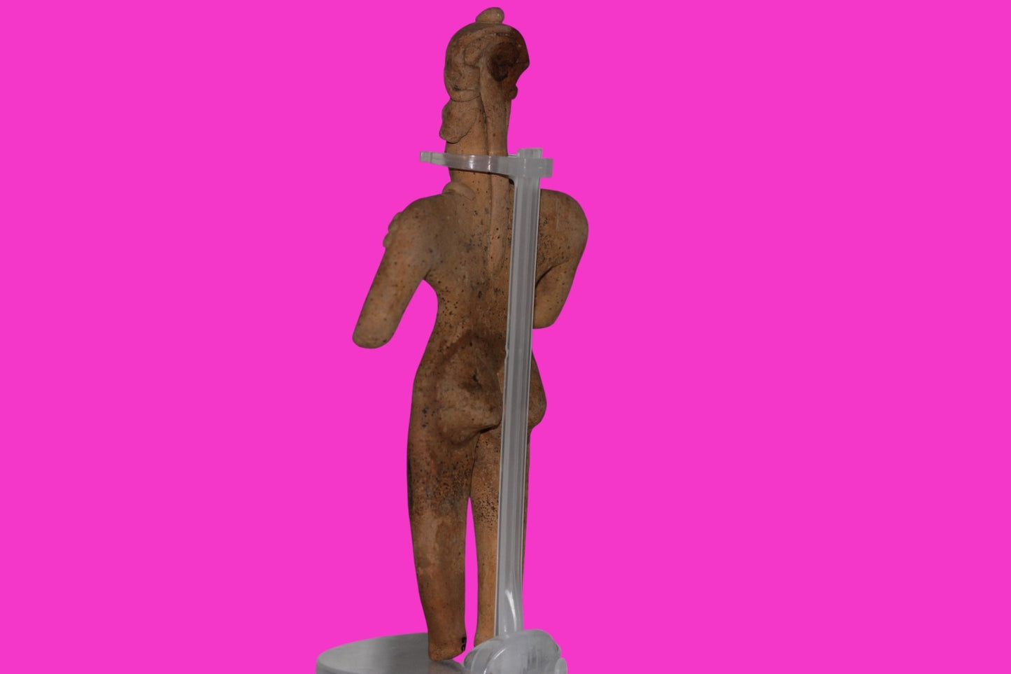 Pre Columbian Artifact BIG Female Shaman Tomb Figure Colima Mexico 100BC COA 237